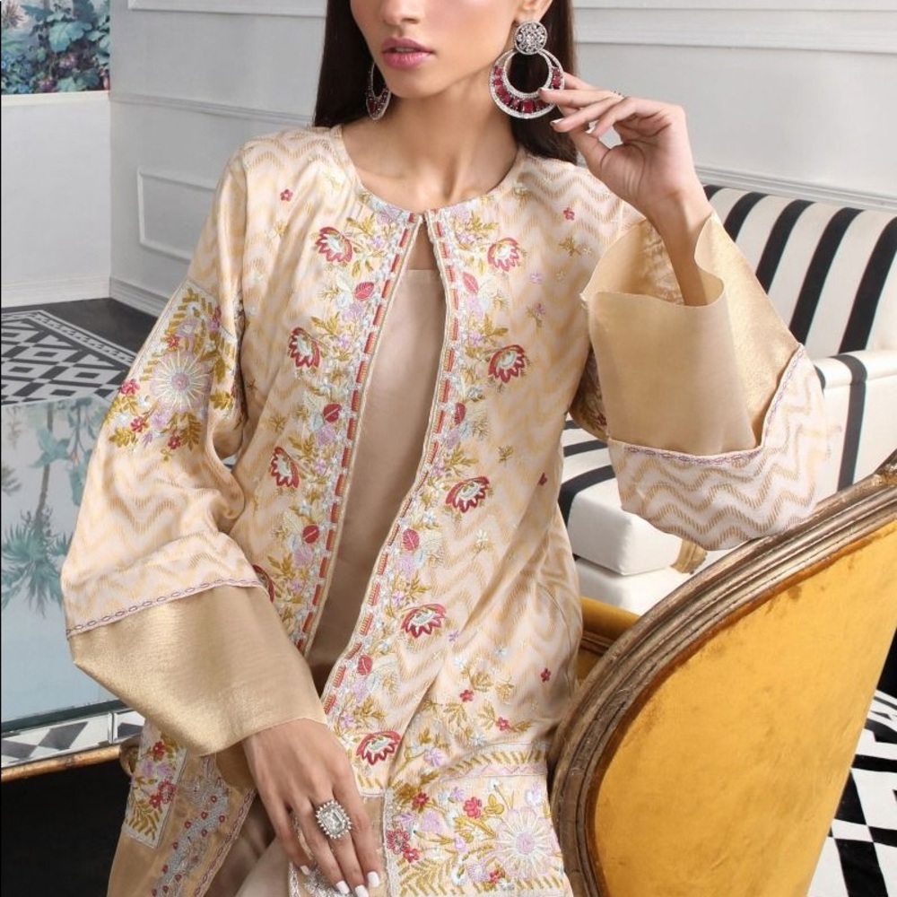 Pakistani designers shirt party wear